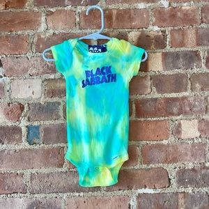 Black Sabbath Tie Dye Onesie